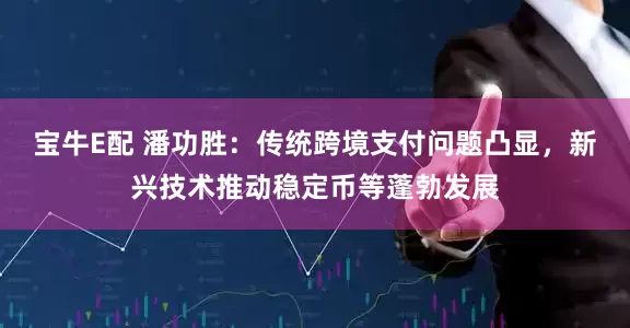 宝牛E配 潘功胜：传统跨境支付问题凸显，新兴技术推动稳定币等蓬勃发展