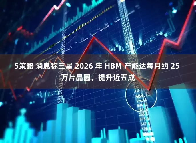 5策略 消息称三星 2026 年 HBM 产能达每月约 25 万片晶圆，提升近五成